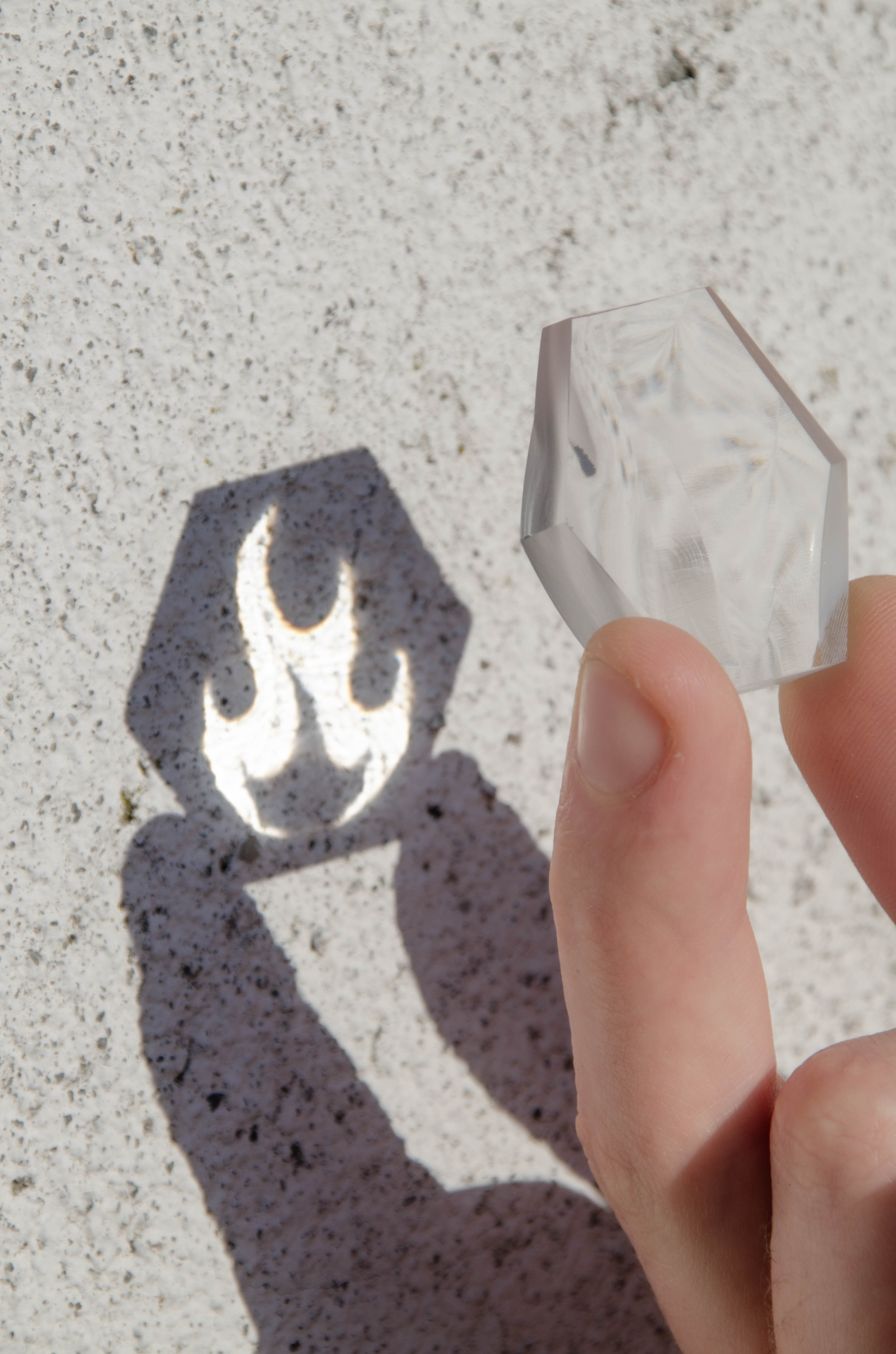 Flame pattern projection